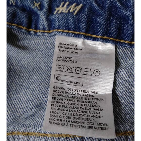 Brock Collection x H&M blue denim straight leg plus size 18 pants - Picture 8 of 8